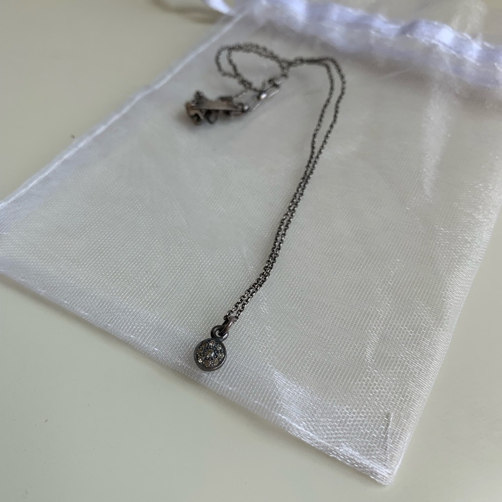 Zoe Chicco pave circle necklace